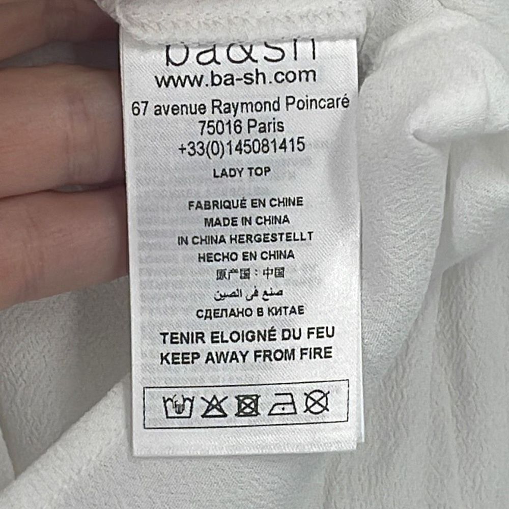 ba&sh Unity Puff-Sleeve Blouse  - Picture 7 of 9